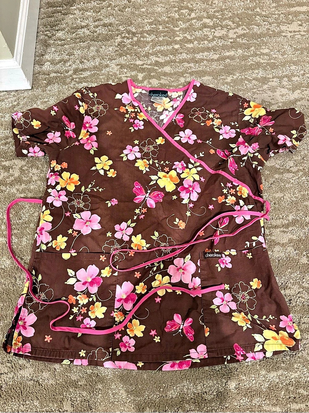 Cherokee Workwear and 1-2-3 Scrubs Women’s Scrubs Bundle size M